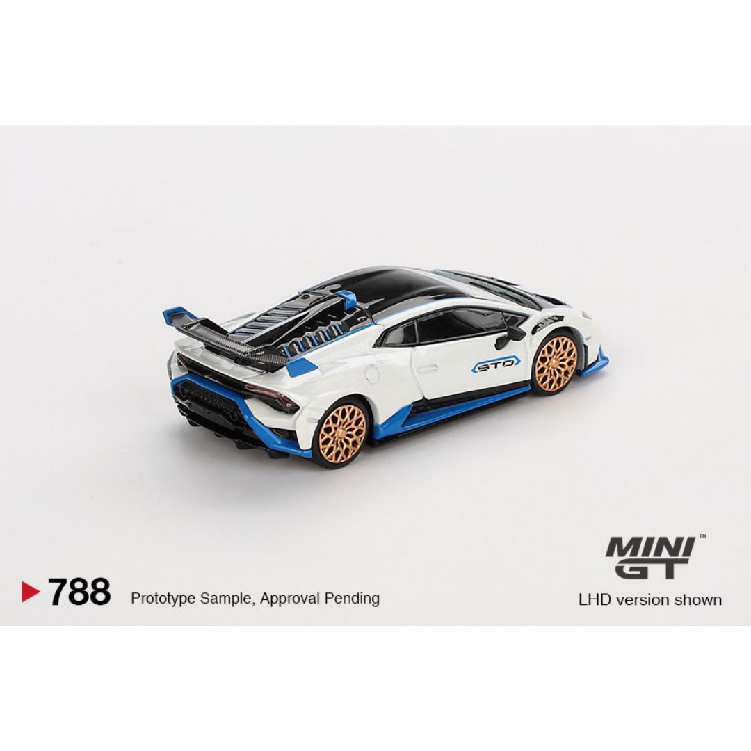 *EN CAMINO* Mini GT Lamborghini Huracán STO Bianco Asopo - 788