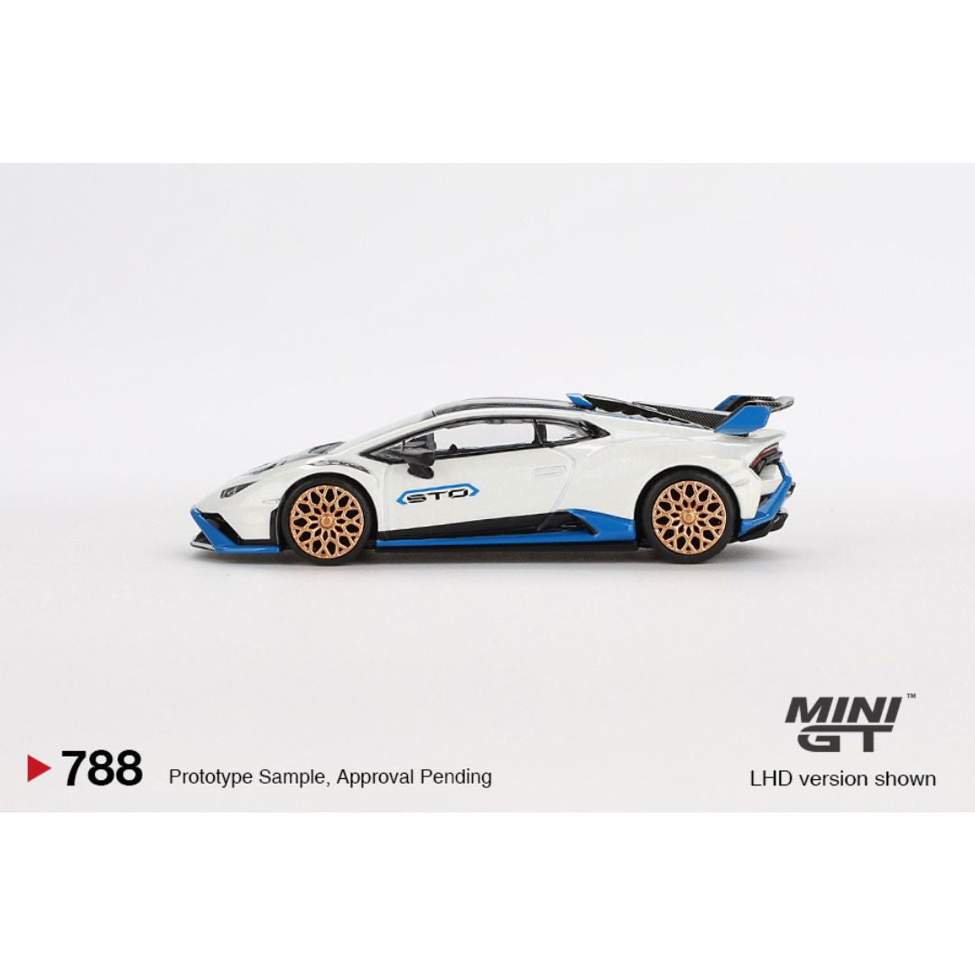 *EN CAMINO* Mini GT Lamborghini Huracán STO Bianco Asopo - 788