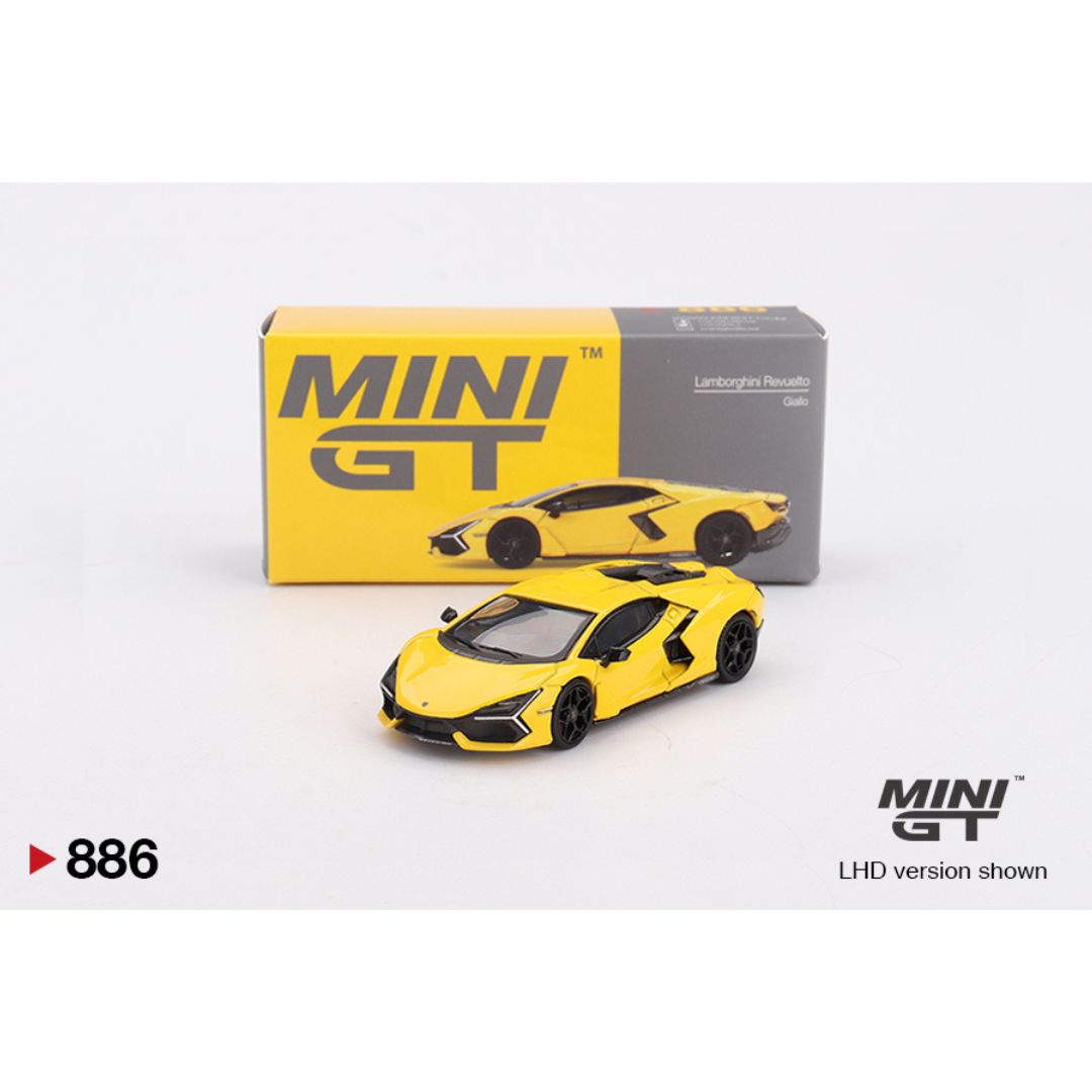 *EN CAMINO* Mini GT Lamborghini Revuelto Giallo - 886