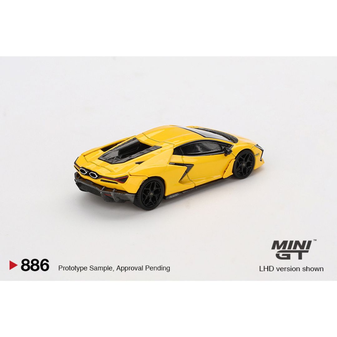 *EN CAMINO* Mini GT Lamborghini Revuelto Giallo - 886