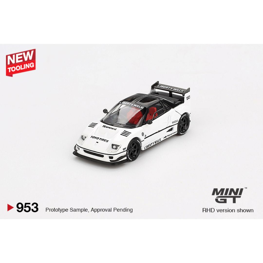 *EN CAMINO* Mini GT Mazda AZ-1 Liberty Walk LB40 White 2024 Tokyo Auto Salon - 953