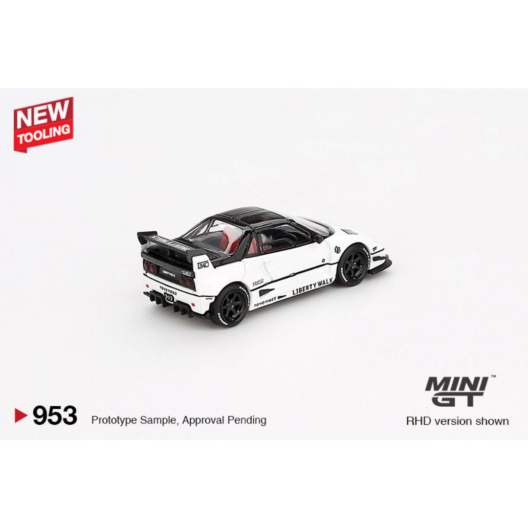 *EN CAMINO* Mini GT Mazda AZ-1 Liberty Walk LB40 White 2024 Tokyo Auto Salon - 953