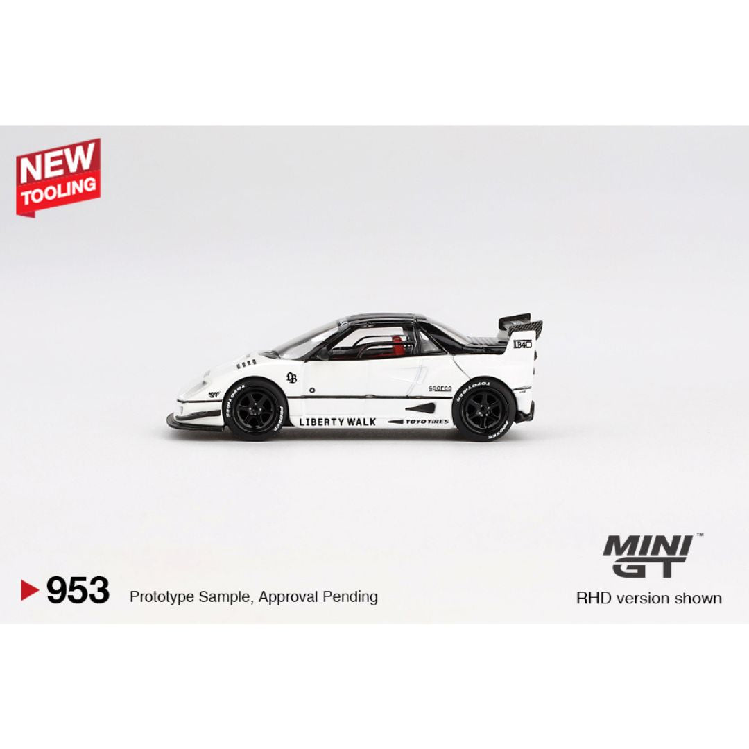 *EN CAMINO* Mini GT Mazda AZ-1 Liberty Walk LB40 White 2024 Tokyo Auto Salon - 953