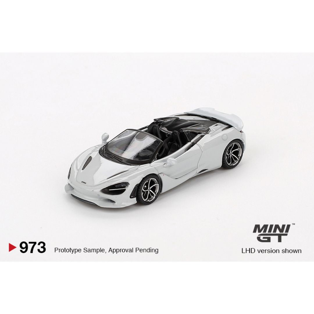 *EN CAMINO* Mini GT McLaren 750S Spider Cirrus Grey - 973