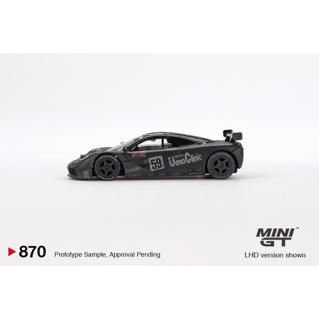 *EN CAMINO* Mini GT McLaren F1 GTR #59 1995 Le Mans 24Hr Winner Post-Race Weathered - 870
