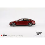 Mini GT Mercedes-Benz EQS 580 4MATIC Red Metallic - 970