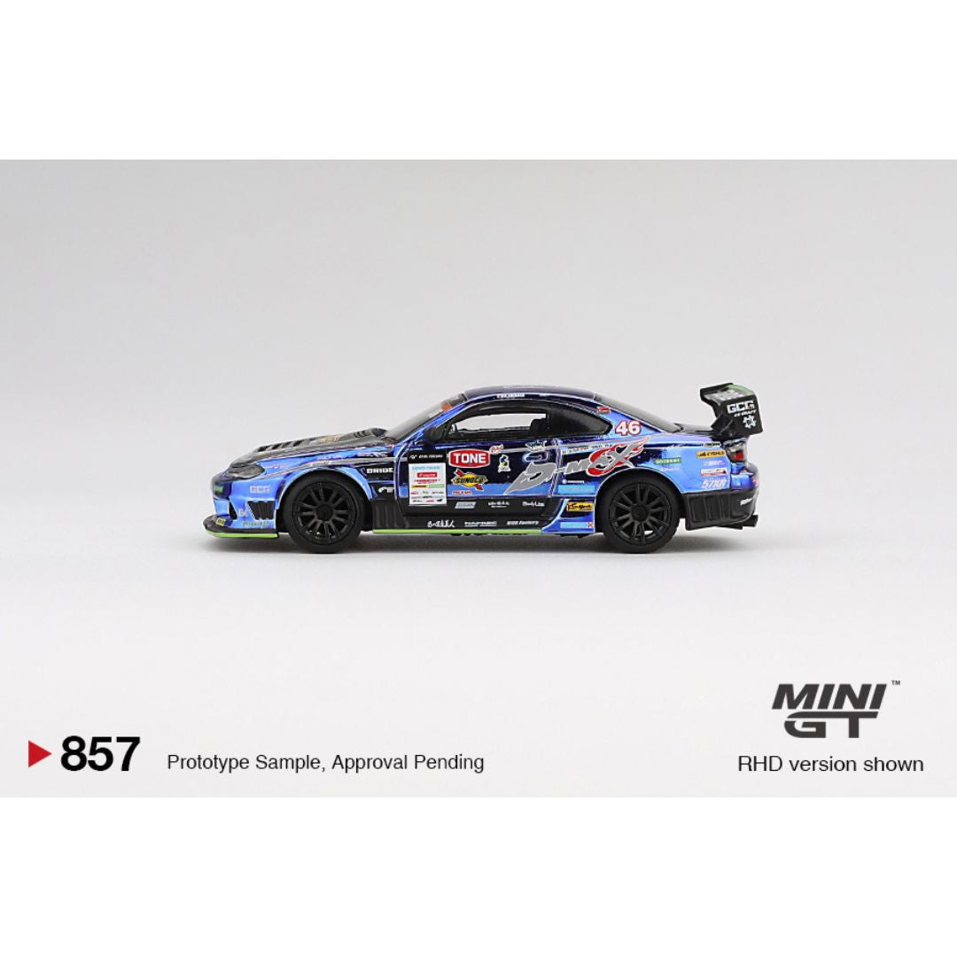 *EN CAMINO* Mini GT Nissan Silvia (S15) D-MAX Racing D1 GRAND PRIX - 857
