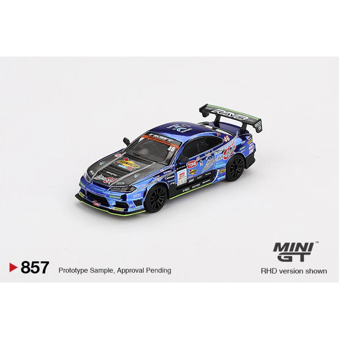 *EN CAMINO* Mini GT Nissan Silvia (S15) D-MAX Racing D1 GRAND PRIX - 857