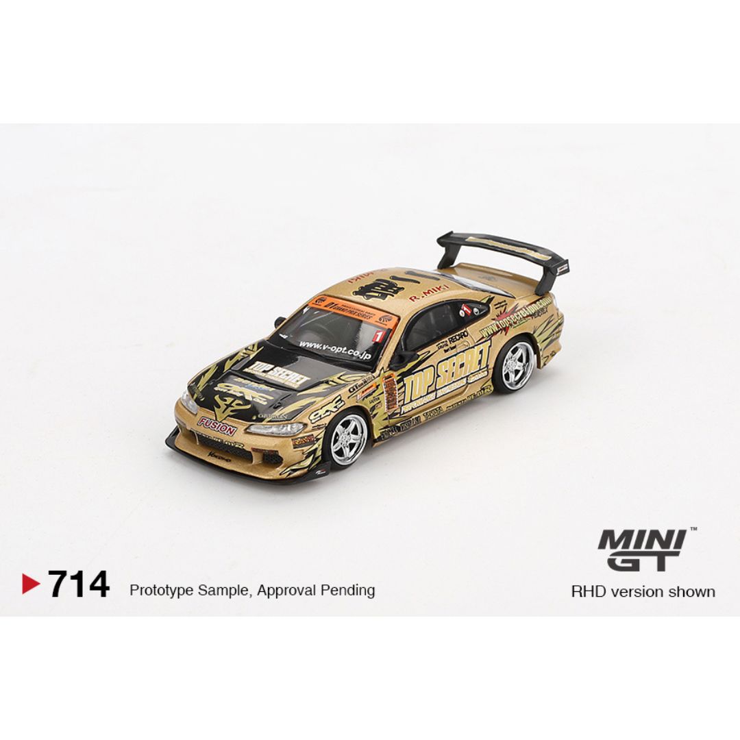 *EN CAMINO* Mini GT Nissan Silvia (S15) Top Secret D1GP - 714