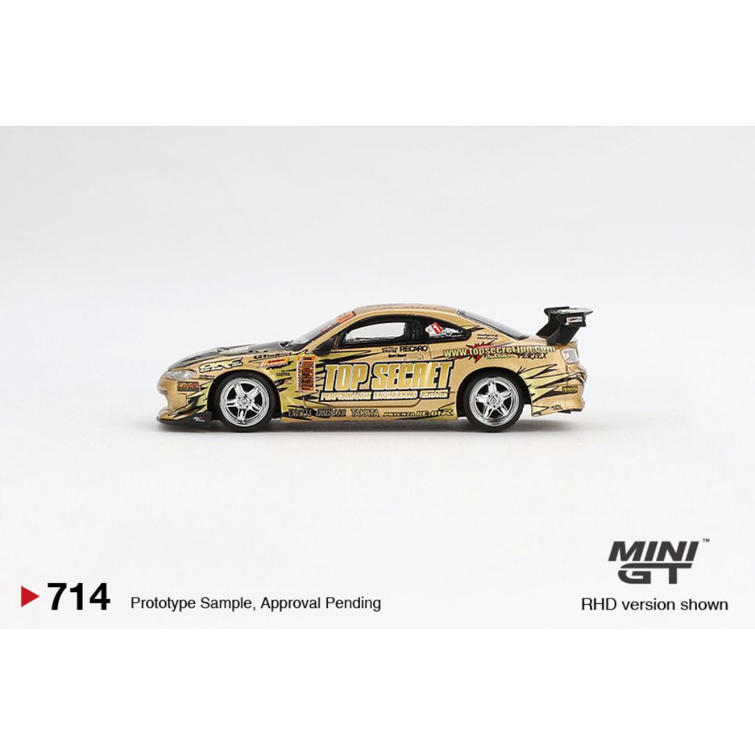 *EN CAMINO* Mini GT Nissan Silvia (S15) Top Secret D1GP - 714