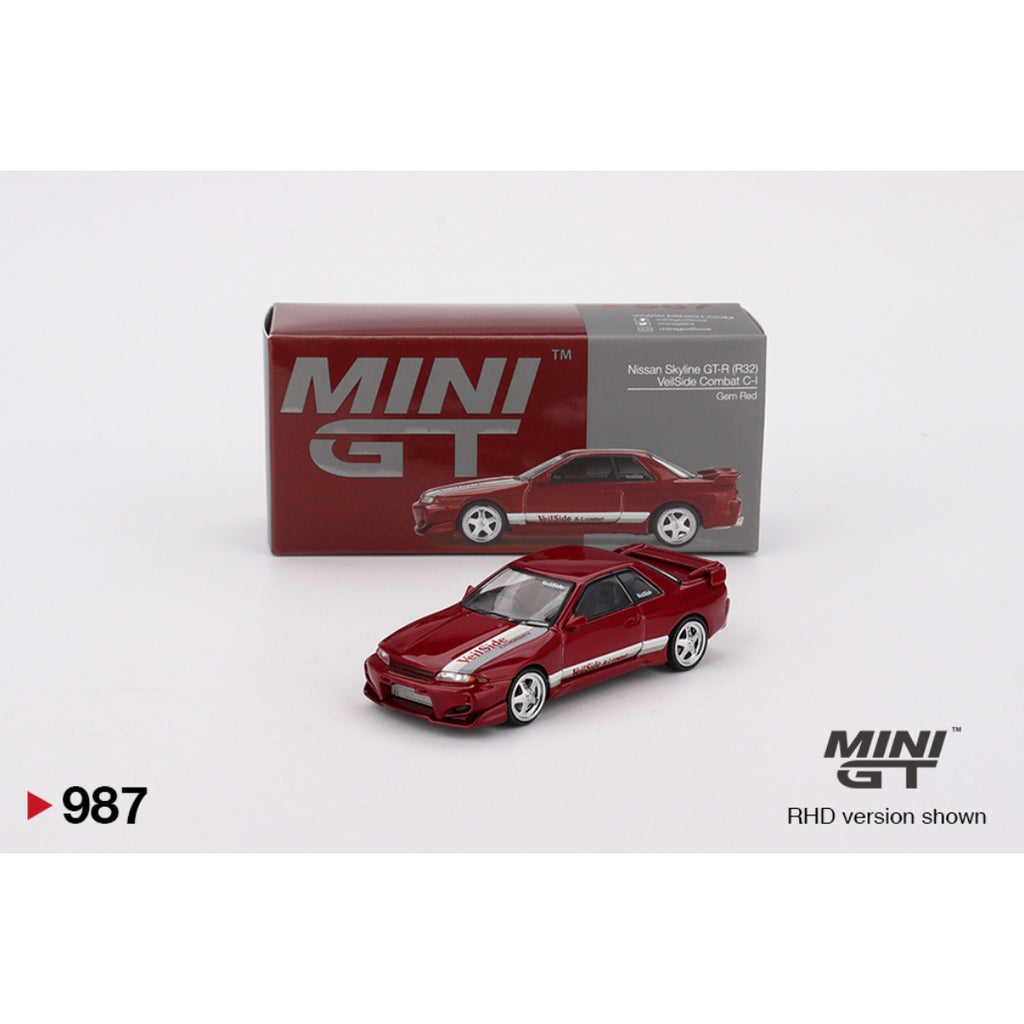 Mini GT Nissan Skyline GT-R (R32) VeilSide Combat C-I Gem Red - 987