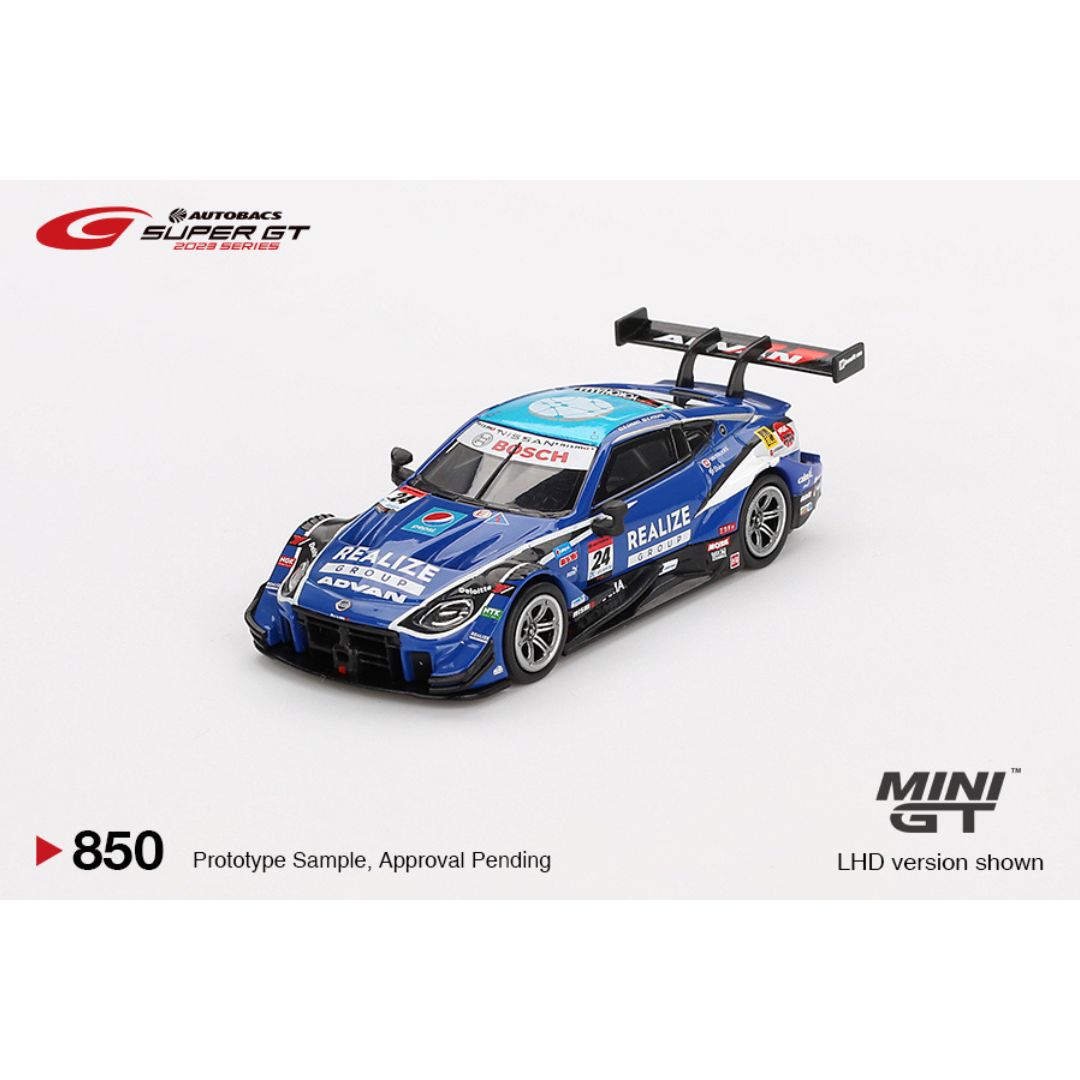 *EN CAMINO* Mini GT Nissan Z GT500 #24 "REALIZE CORPORTATION ADVAN Z" KONDO RACING 2023 SUPER GT SERIES - 850