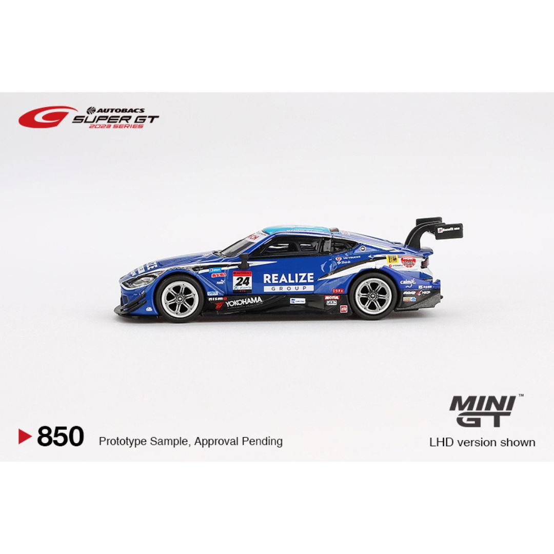 *EN CAMINO* Mini GT Nissan Z GT500 #24 "REALIZE CORPORTATION ADVAN Z" KONDO RACING 2023 SUPER GT SERIES - 850