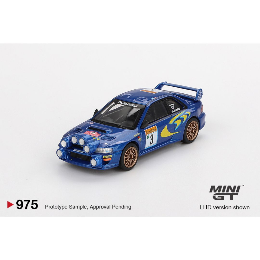 *EN CAMINO* Mini GT Subaru Impreza WRC98 1998 Rally Monte-Carlo 3rd Place #3 - 975