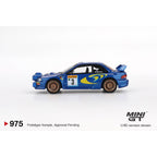 *EN CAMINO* Mini GT Subaru Impreza WRC98 1998 Rally Monte-Carlo 3rd Place #3 - 975