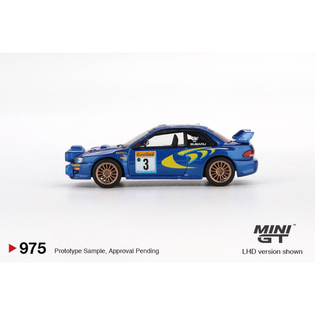 *EN CAMINO* Mini GT Subaru Impreza WRC98 1998 Rally Monte-Carlo 3rd Place #3 - 975
