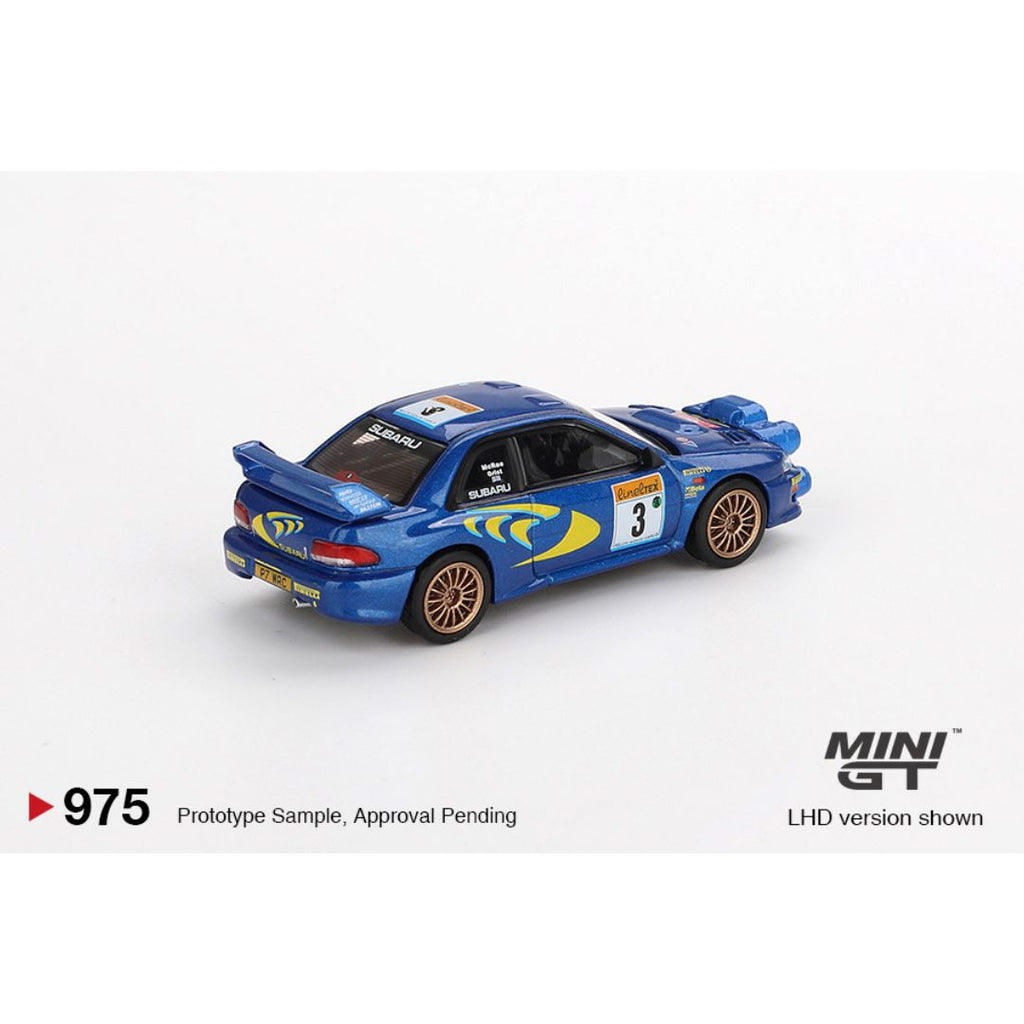 *EN CAMINO* Mini GT Subaru Impreza WRC98 1998 Rally Monte-Carlo 3rd Place #3 - 975