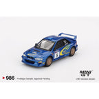 *EN CAMINO* Mini GT Subaru Impreza WRC99 1999 Rally Australia Winner #5 Australia Exclusive - 986