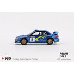 *EN CAMINO* Mini GT Subaru Impreza WRC99 1999 Rally Australia Winner #5 Australia Exclusive - 986
