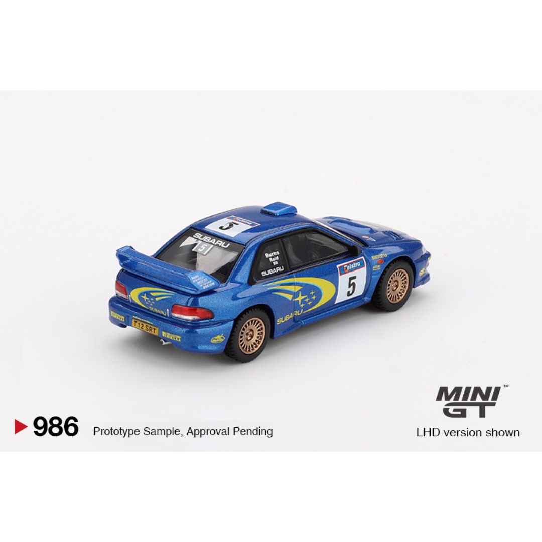 *EN CAMINO* Mini GT Subaru Impreza WRC99 1999 Rally Australia Winner #5 Australia Exclusive - 986
