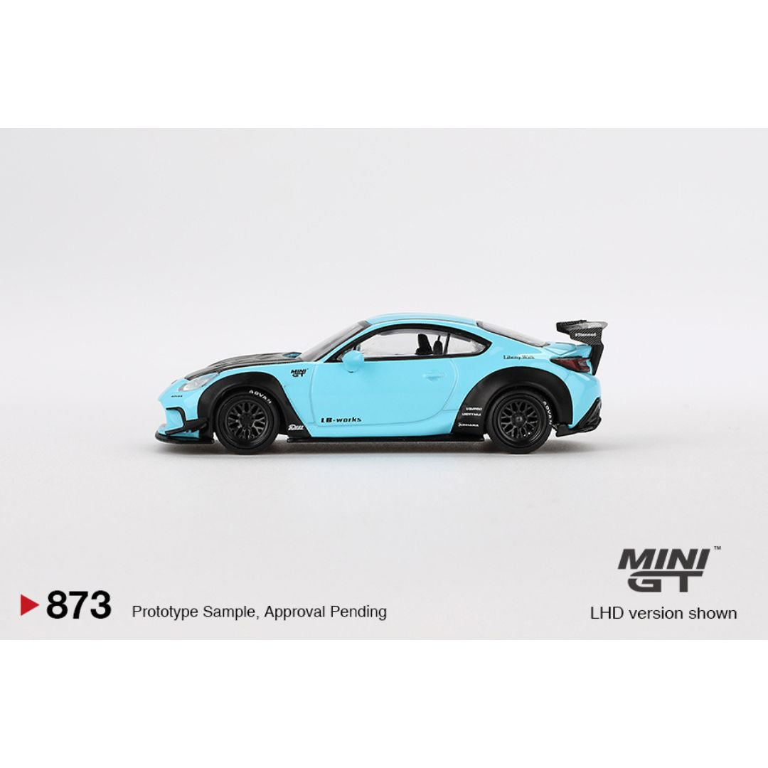 Mini GT Toyota GR86 LB★Nation Baby Blue - 873