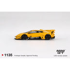Mini GT Lamborghini LB-Silhouette WORKS MURCIELAGO GT Evo Yellow - 1135