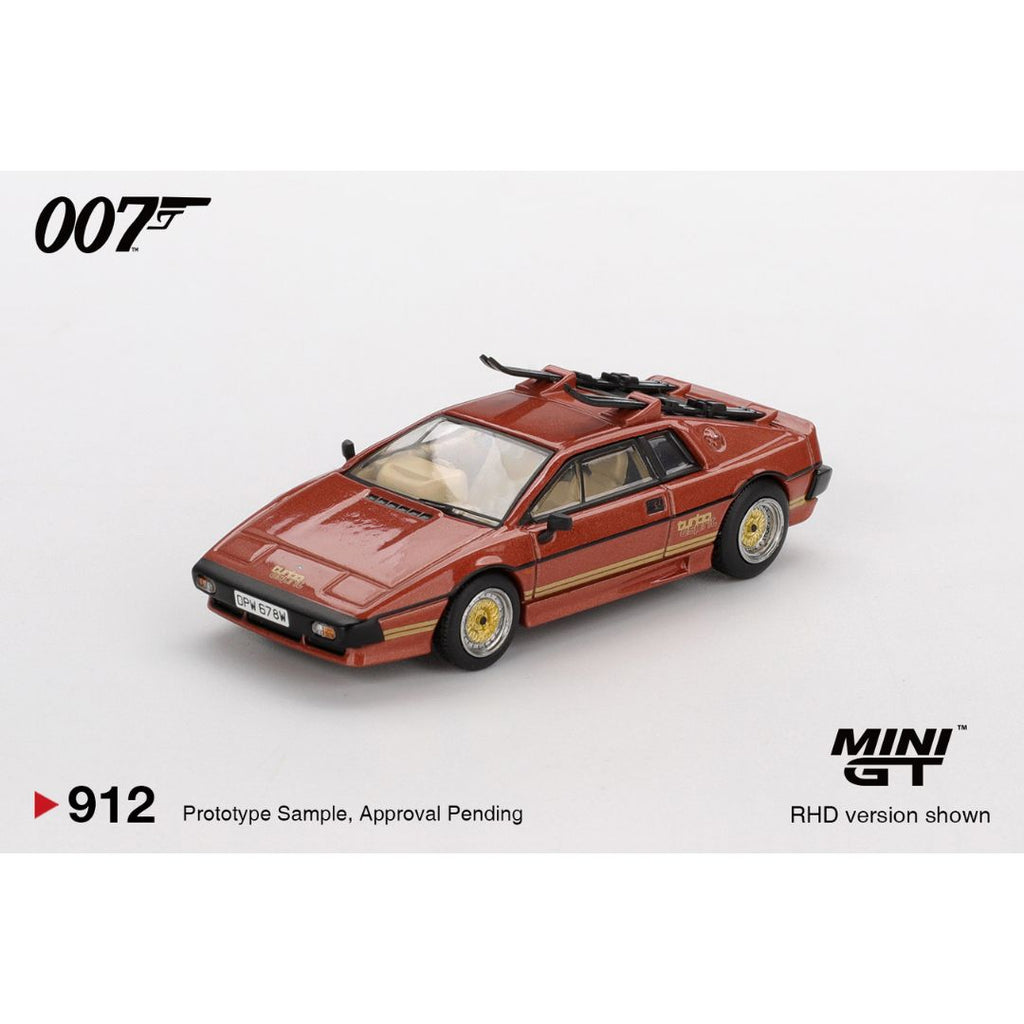 Mini GT Lotus Esprit Turbo Copper Fire Metallic "For Your Eyes Only" - 912