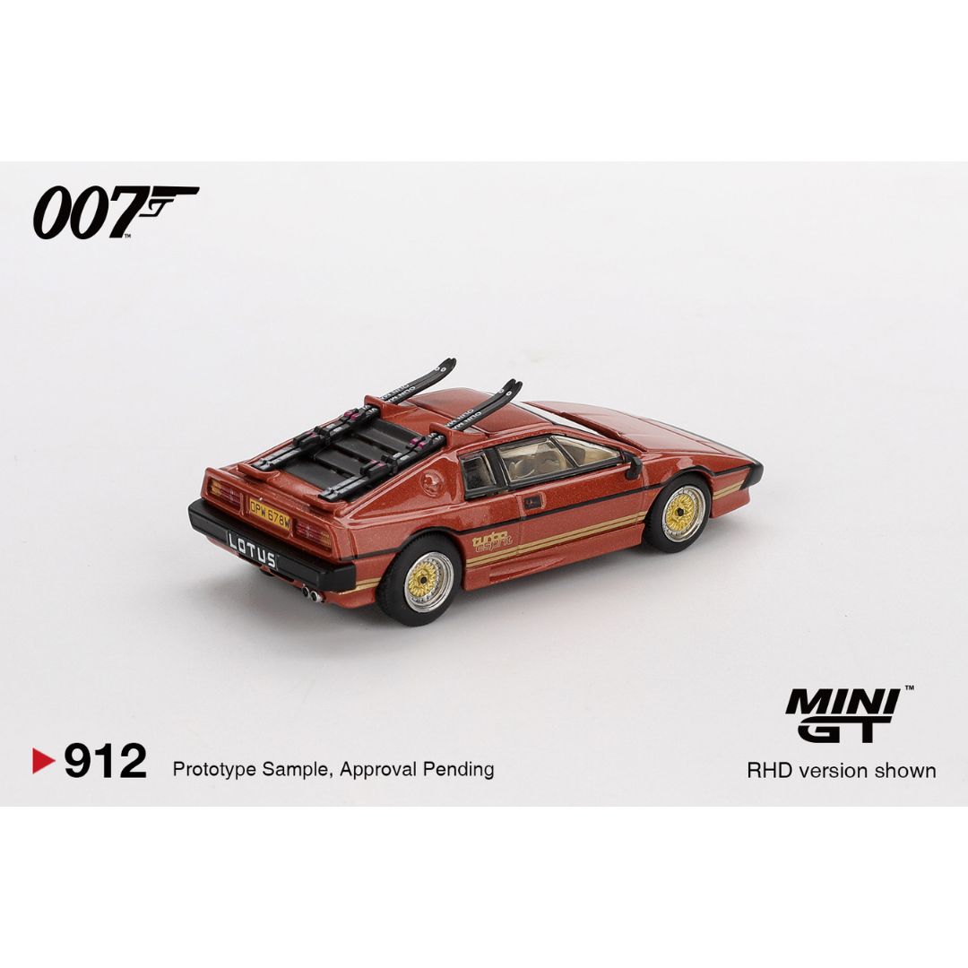 Mini GT Lotus Esprit Turbo Copper Fire Metallic "For Your Eyes Only" - 912