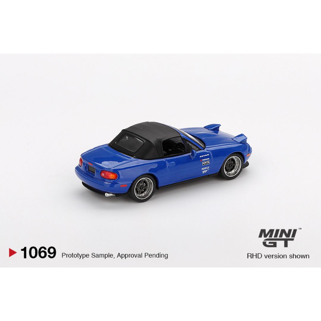 Mini GT Mazda Miata MX-5 (NA) Tuned Version Dark Blue - 1069