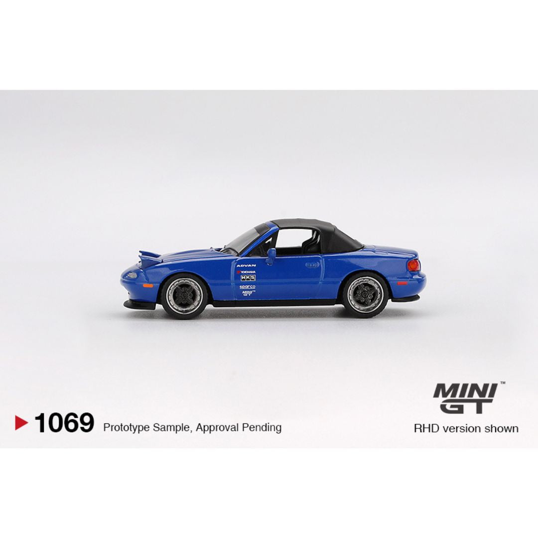 Mini GT Mazda Miata MX-5 (NA) Tuned Version Dark Blue - 1069
