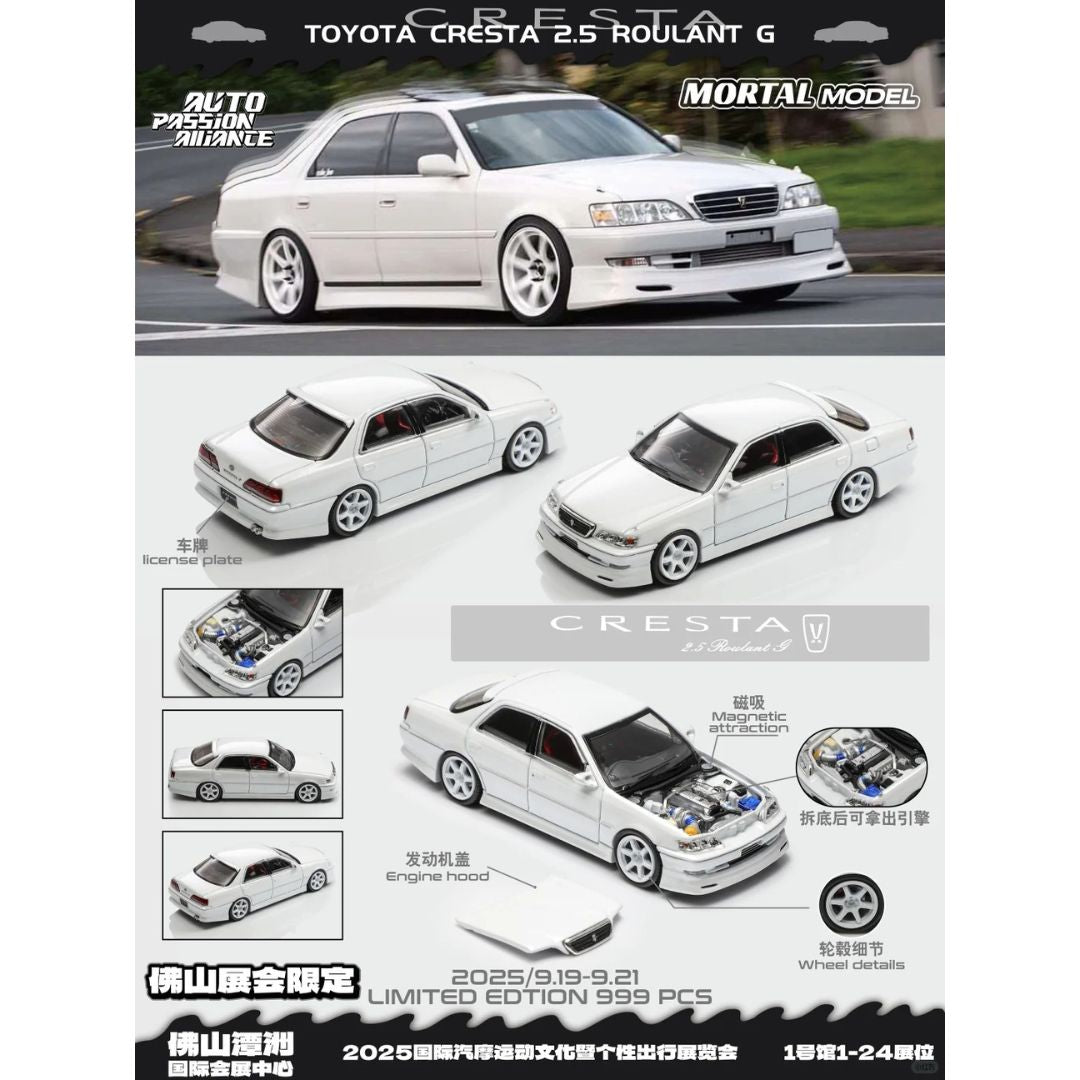 *PRE-ORDER* Mortal Toyota Cresta White | 2025 Auto Passion Alliance (APA)