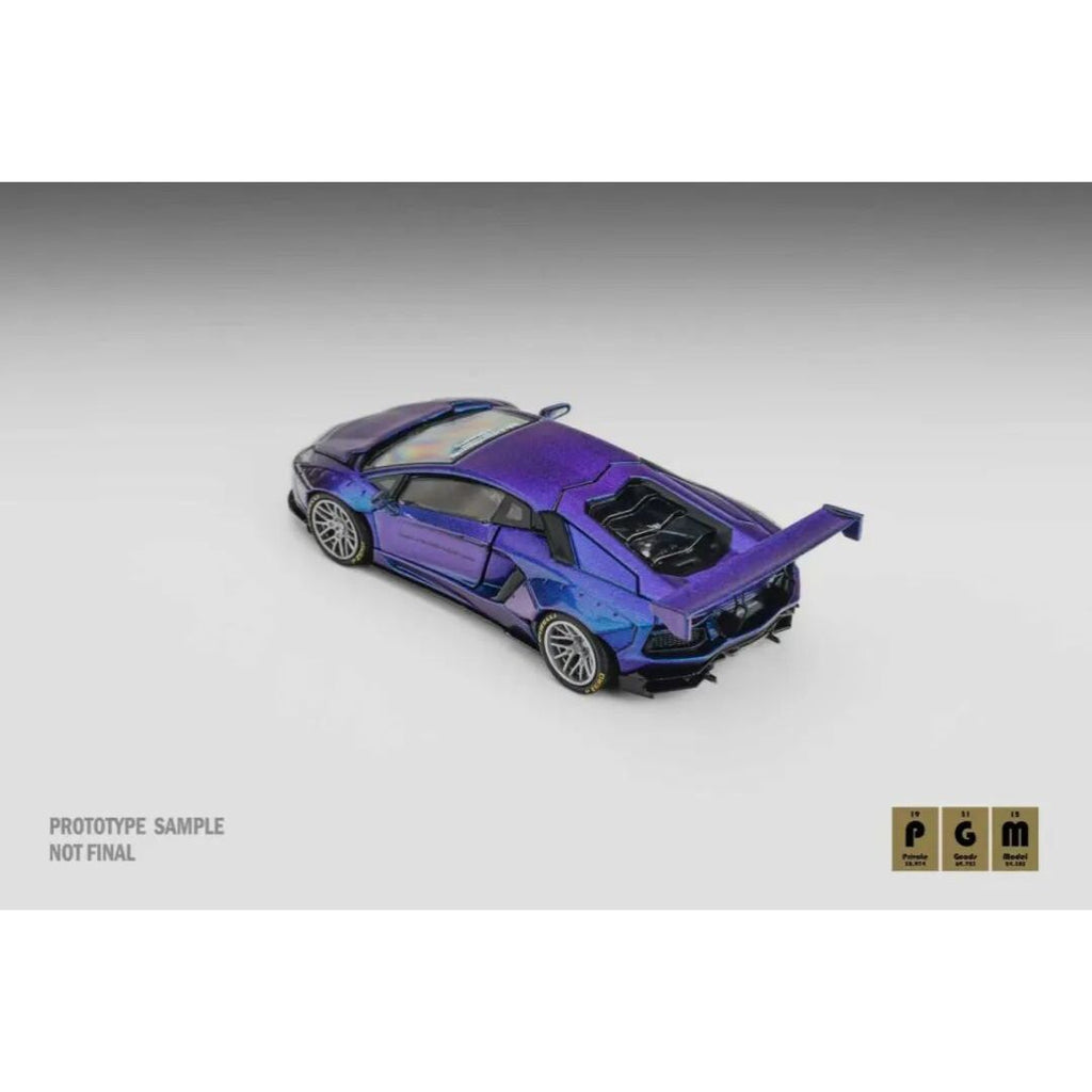 *PRE-ORDER* PGM Lamborghini Aventador LB-Works Midnight Purple | 2025 Auto Passion Alliance (APA)