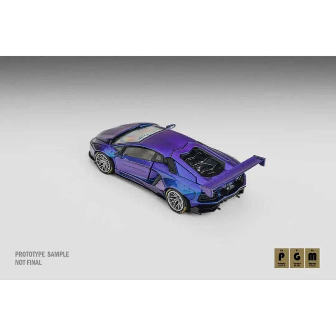 *PRE-ORDER* PGM Lamborghini Aventador LB-Works Midnight Purple | 2025 Auto Passion Alliance (APA)