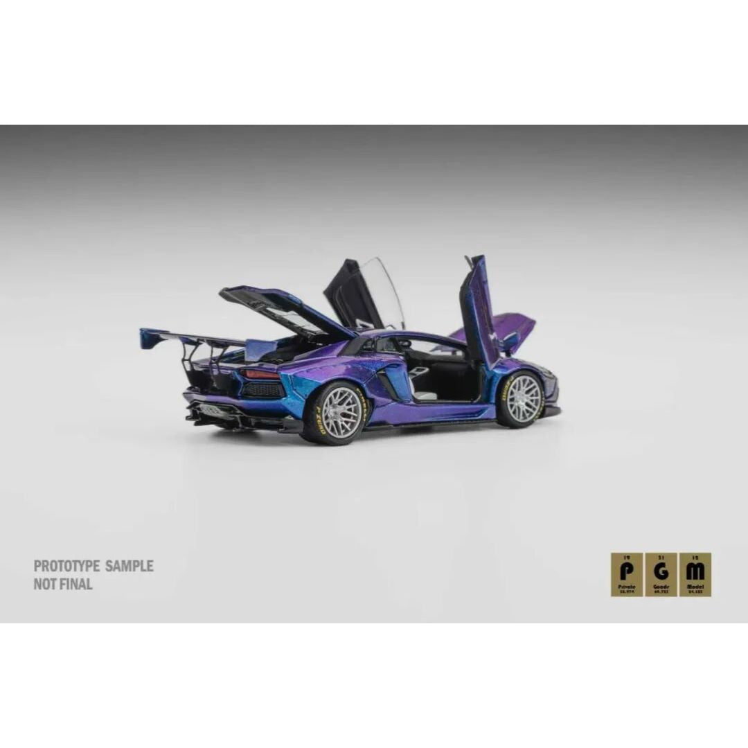 *PRE-ORDER* PGM Lamborghini Aventador LB-Works Midnight Purple | 2025 Auto Passion Alliance (APA)