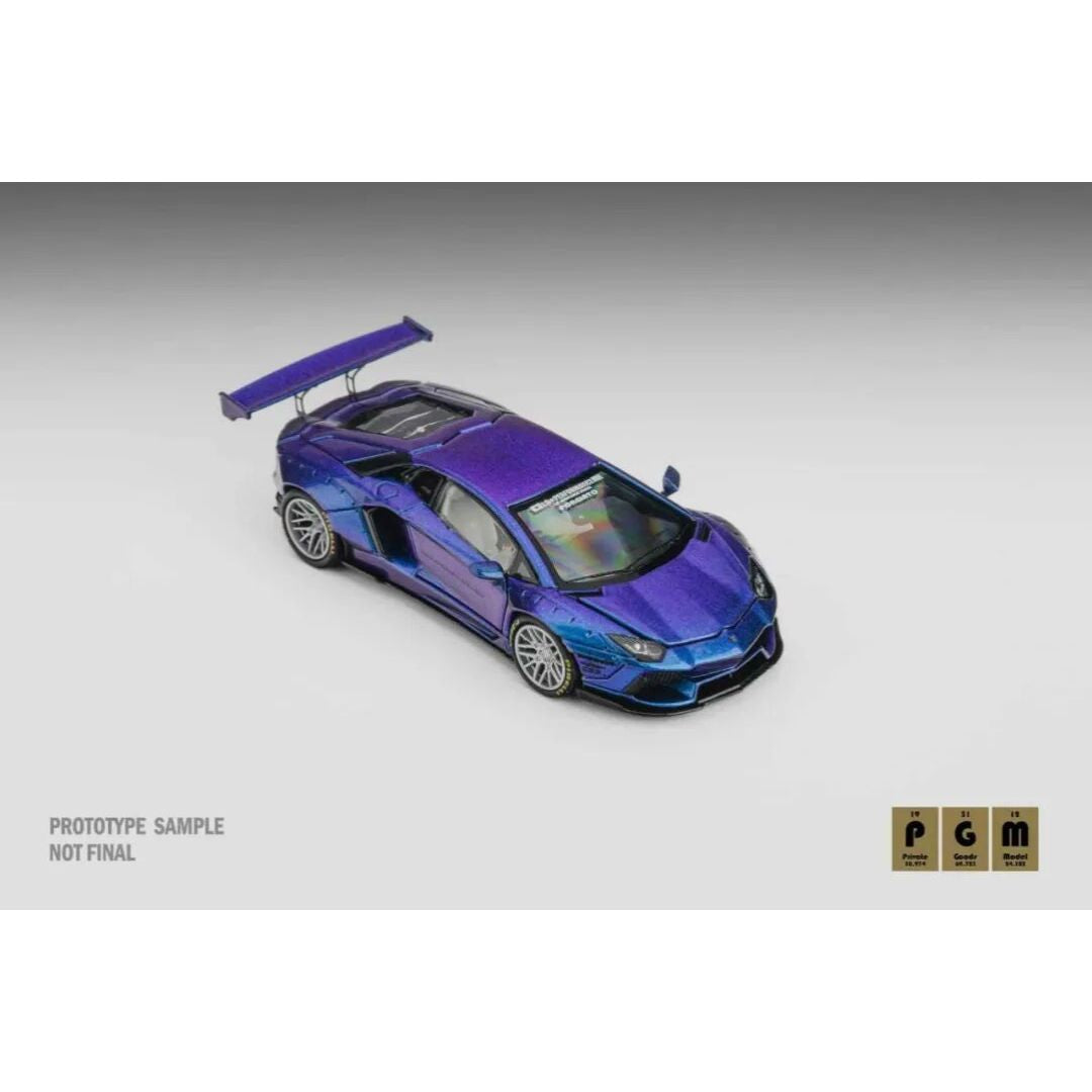 *PRE-ORDER* PGM Lamborghini Aventador LB-Works Midnight Purple | 2025 Auto Passion Alliance (APA)