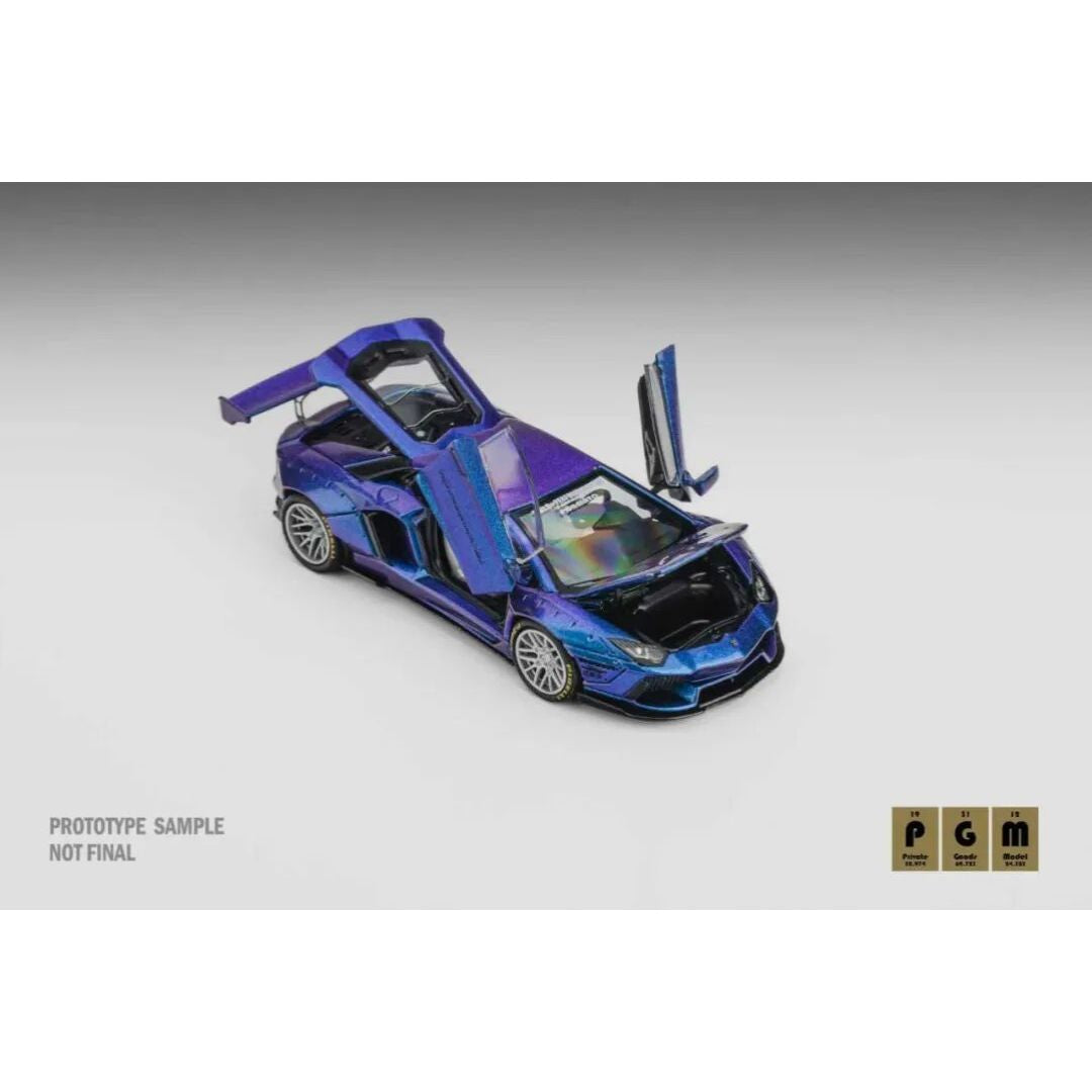 *PRE-ORDER* PGM Lamborghini Aventador LB-Works Midnight Purple | 2025 Auto Passion Alliance (APA)