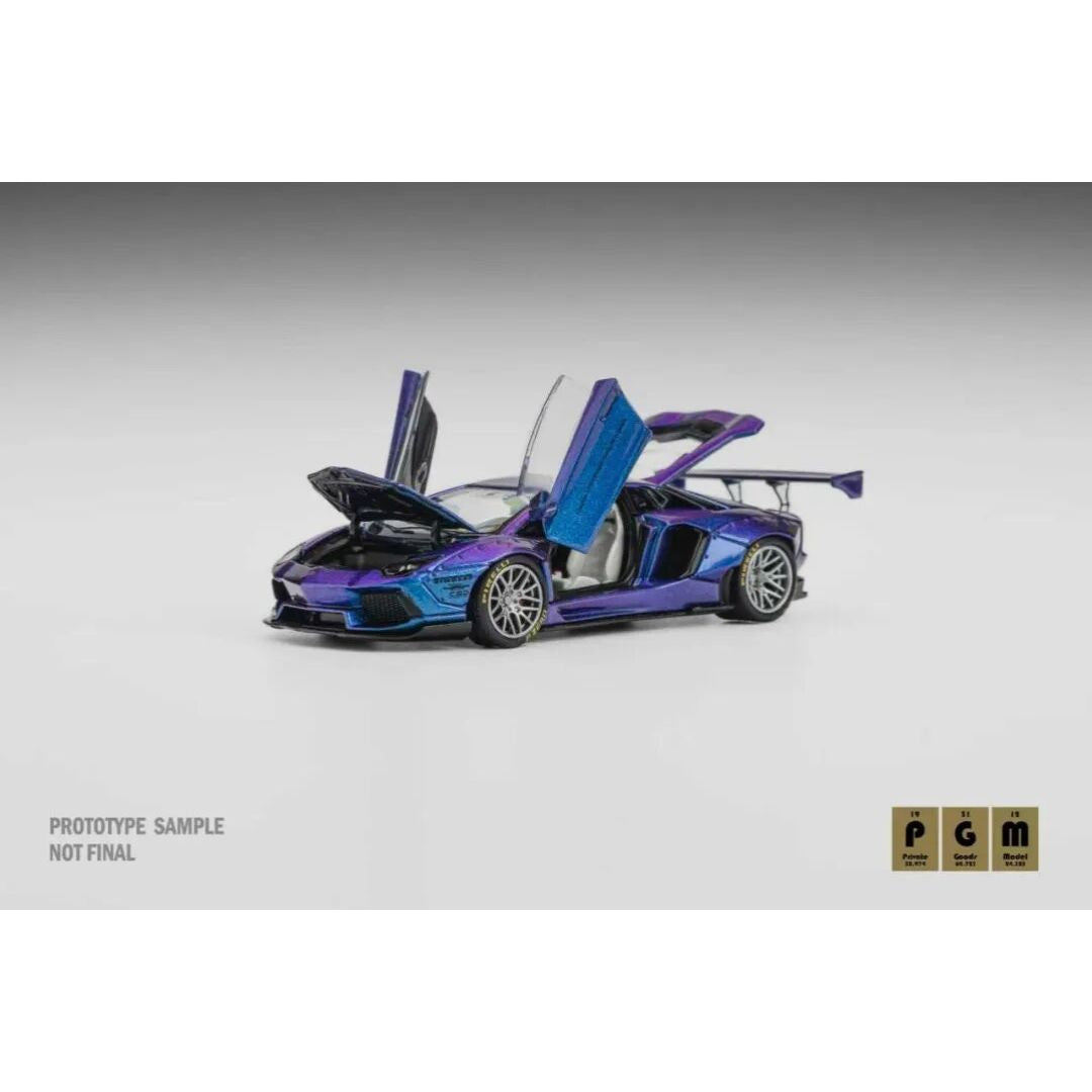 *PRE-ORDER* PGM Lamborghini Aventador LB-Works Midnight Purple | 2025 Auto Passion Alliance (APA)
