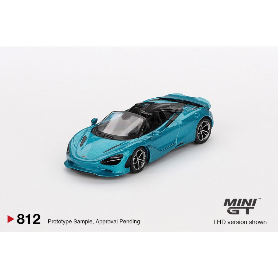 Mini GT McLaren 750S Spider Belize Blue 2024 - 812