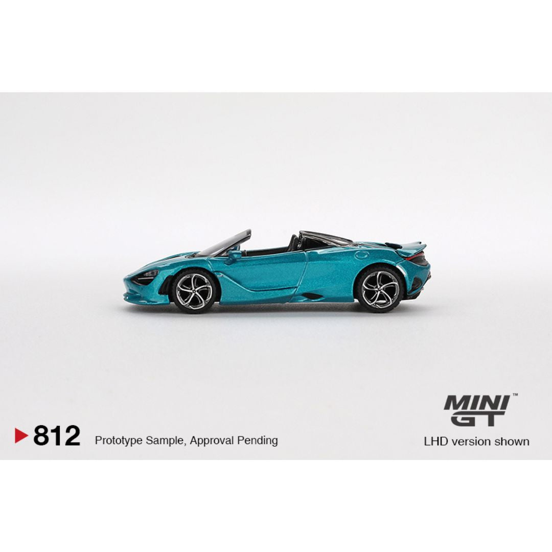 Mini GT McLaren 750S Spider Belize Blue 2024 - 812