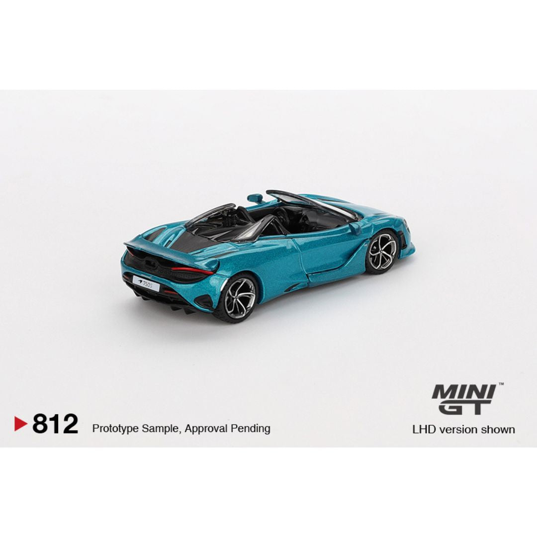 Mini GT McLaren 750S Spider Belize Blue 2024 - 812