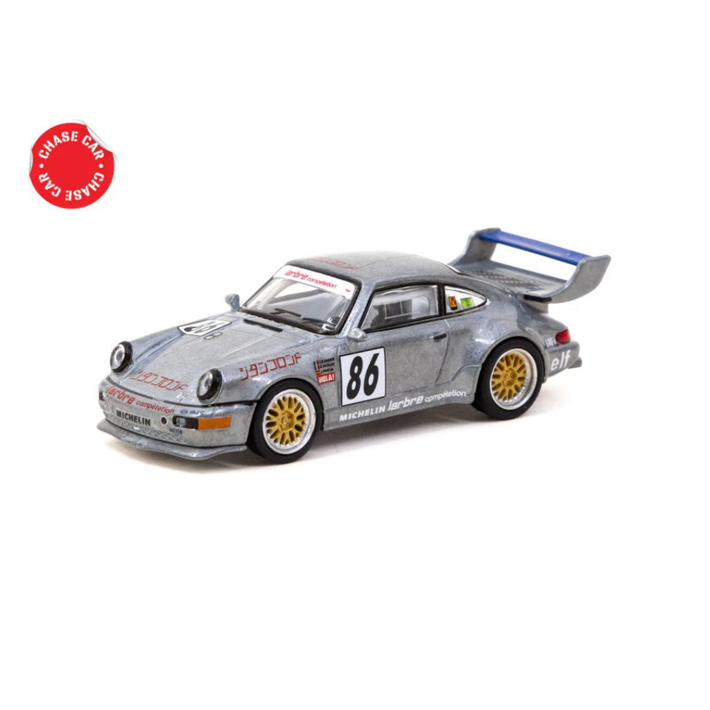 Schuco X Tarmac Works 1/64 Porsche 911 Turbo S LM GT Suzuka 1000km 1994 #86