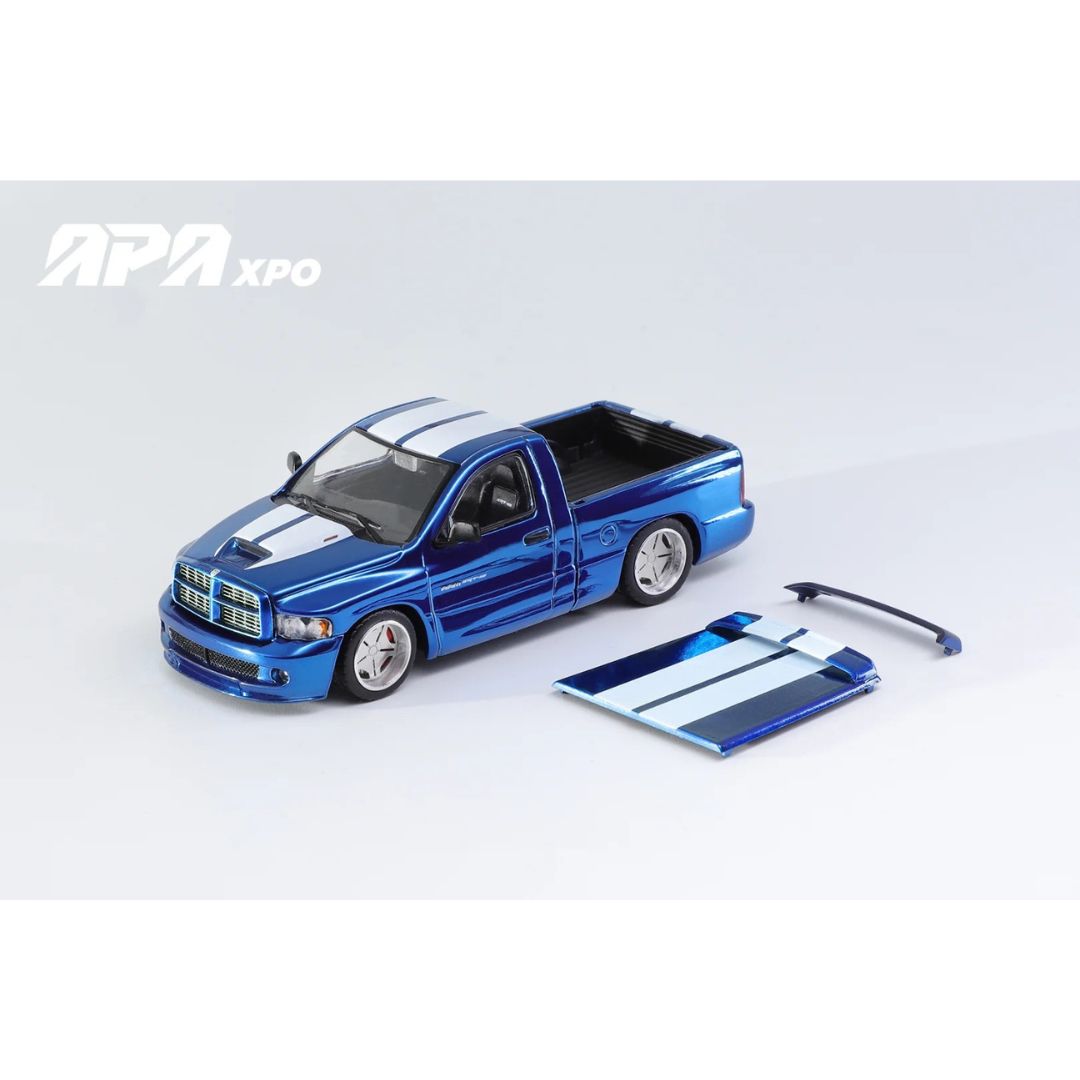 *PRE-ORDER* Shoom64 Dodge Ram SRT-10 Blue Chrome | 2025 Auto Passion Alliance (APA)