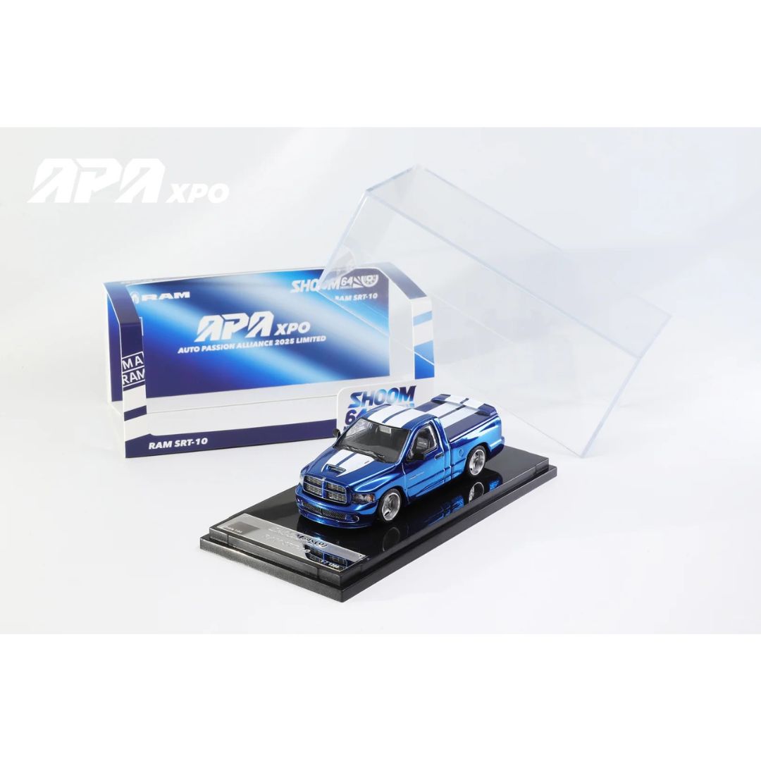 *PRE-ORDER* Shoom64 Dodge Ram SRT-10 Blue Chrome | 2025 Auto Passion Alliance (APA)