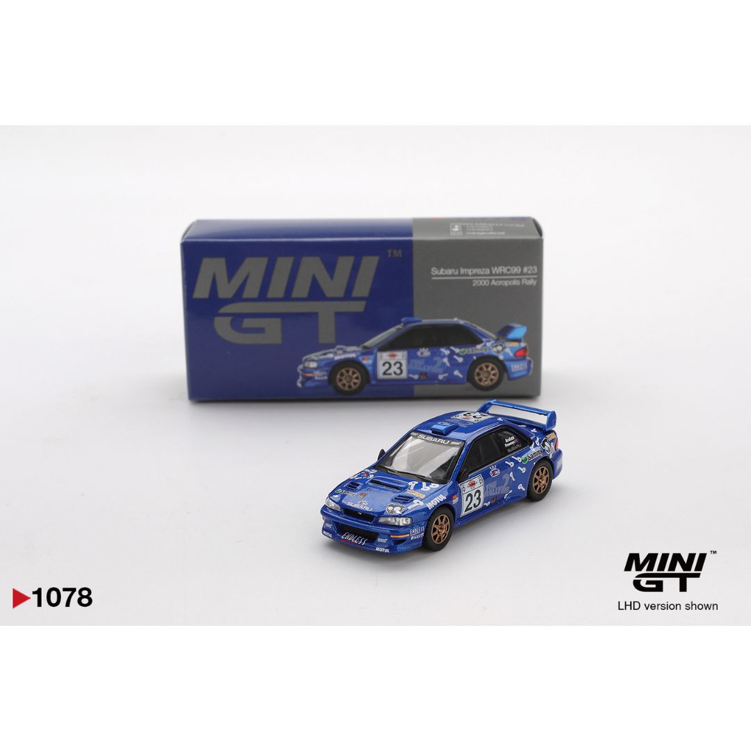 MIni GT Subaru Impreza WRC99 #23 2000 Acropolis Rally - 1078