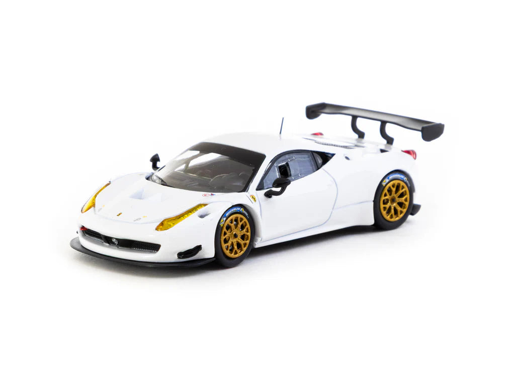 *EN CAMINO* Tarmac Works X iXO Models Ferrari 458 Italia GT3 White
