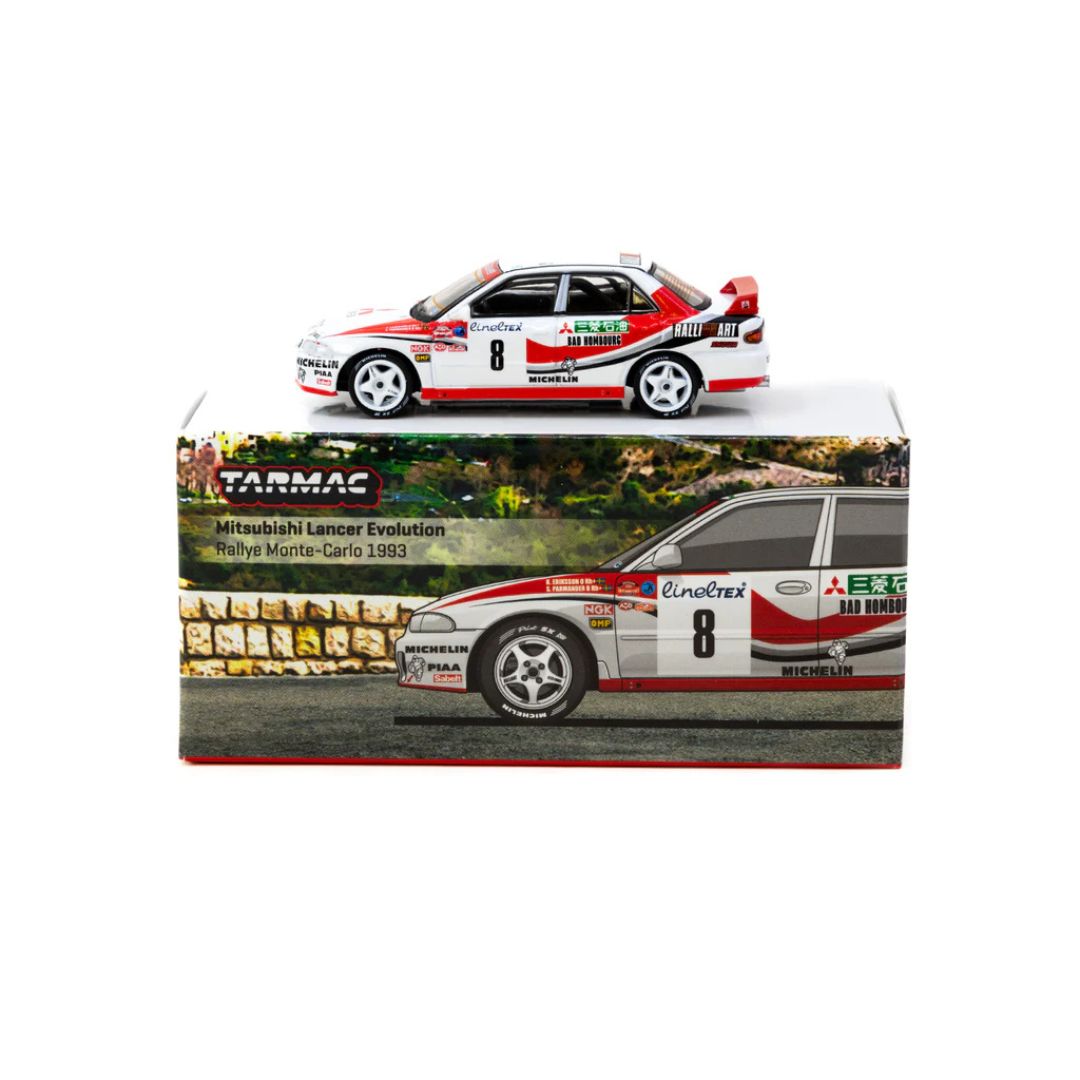Tarmac Works Mitsubishi Lancer Evolution Rallye Monte-Carlo 1993 #8