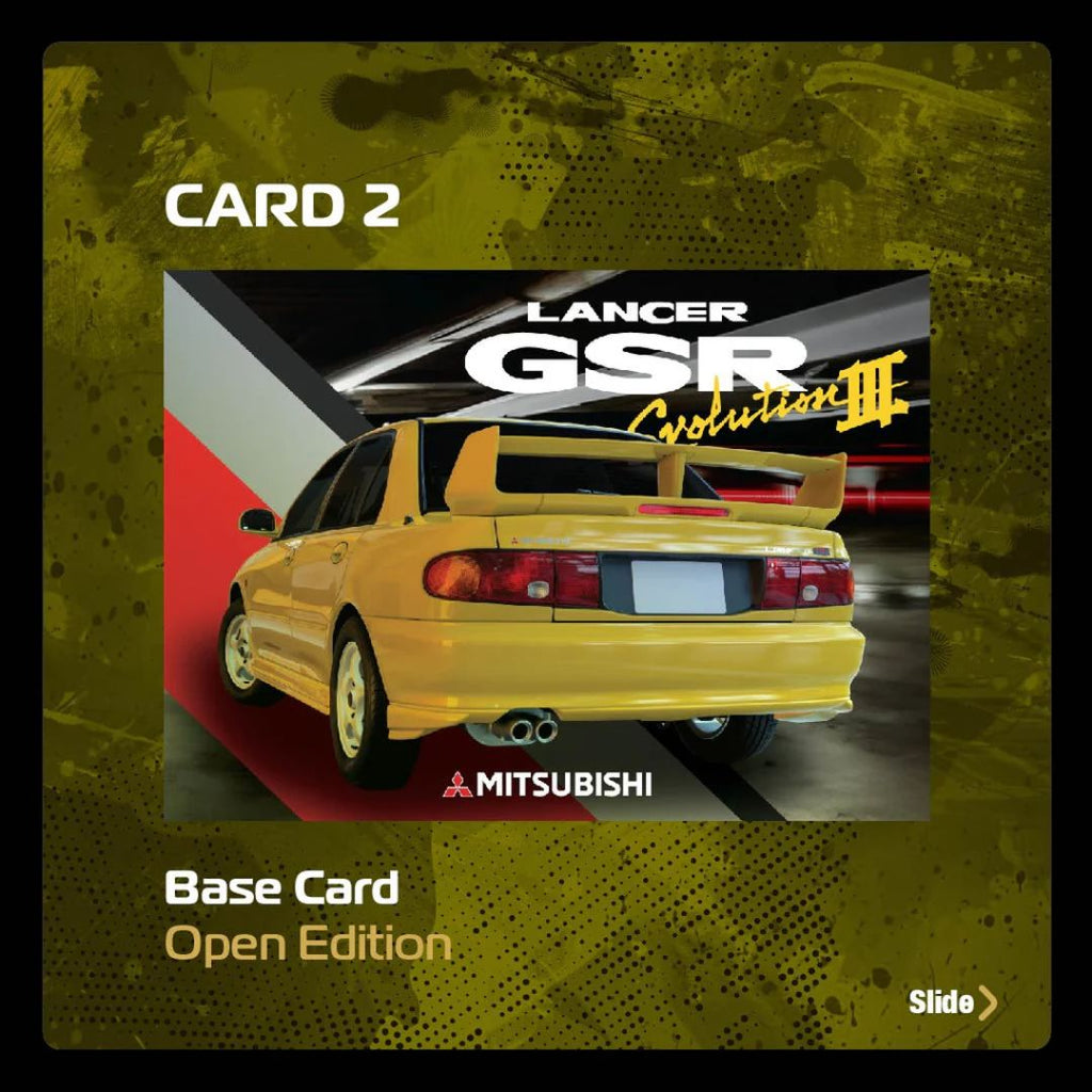 Tarmac Works Mitsubishi Lancer GSR Evolution III with Tarmac Cards