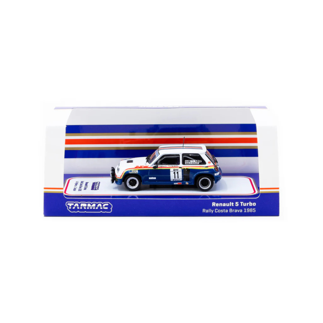 Tarmac Works 1985 Renault 5 Turbo #11 Attila Ferjancz / Janos Tandari Rally Costa Brava