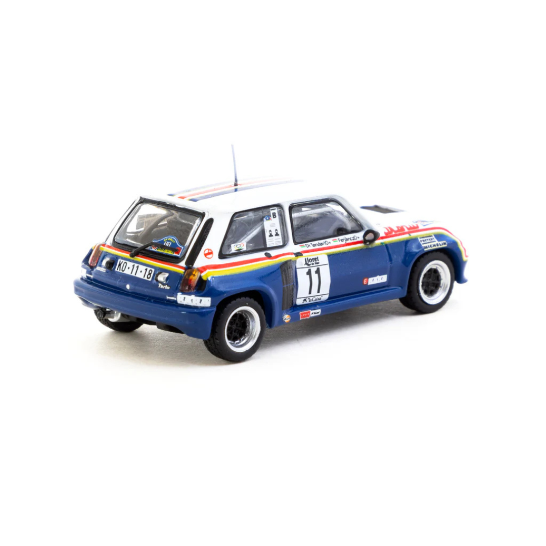 Tarmac Works 1985 Renault 5 Turbo #11 Attila Ferjancz / Janos Tandari Rally Costa Brava