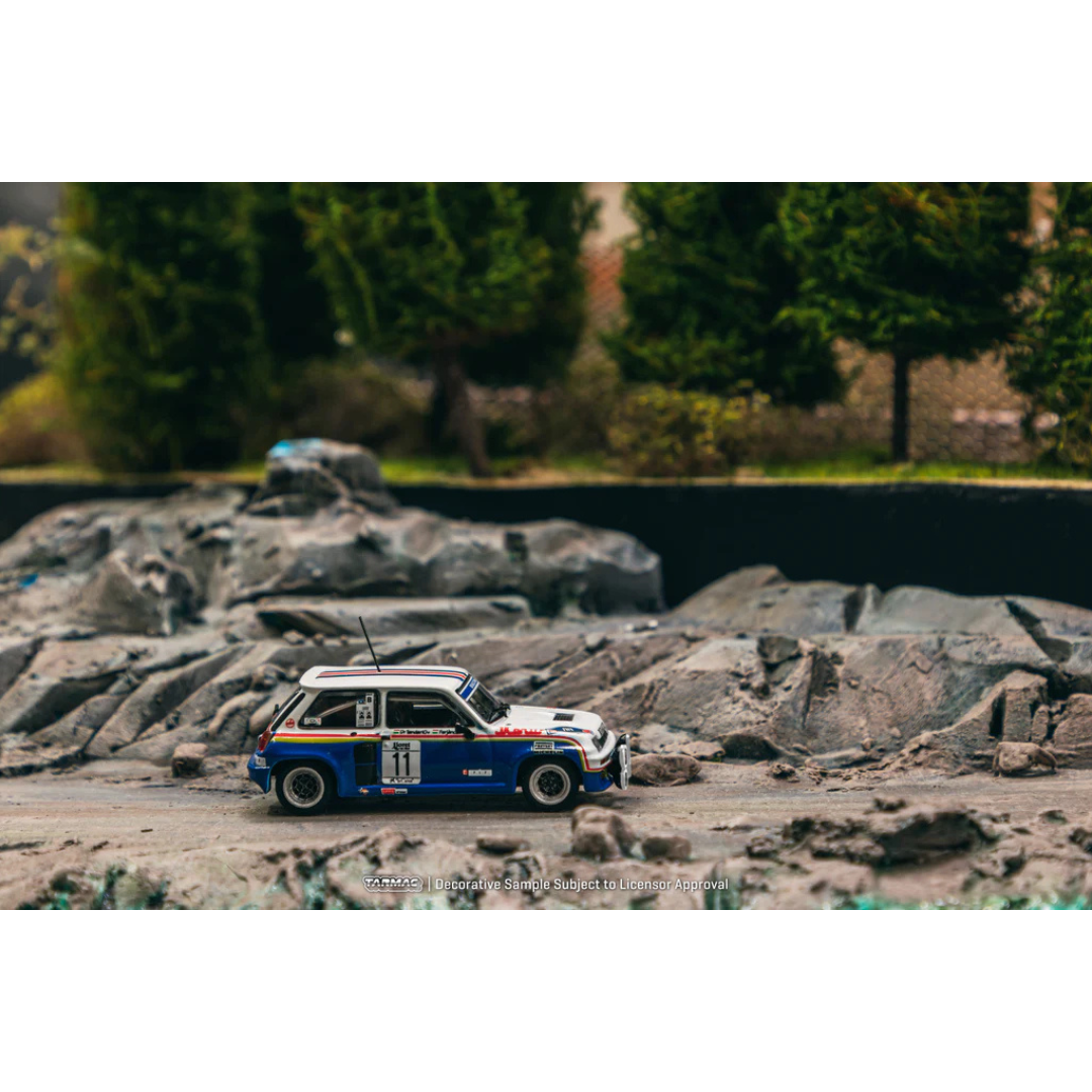 Tarmac Works 1985 Renault 5 Turbo #11 Attila Ferjancz / Janos Tandari Rally Costa Brava